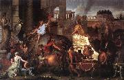 LE BRUN, Charles Entry of Alexander into Babylon h oil painting picture wholesale